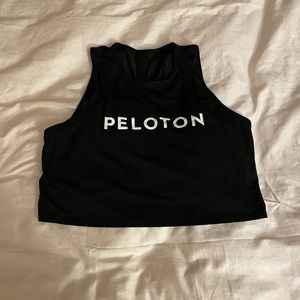 Lululemon x peloton black cropped tank